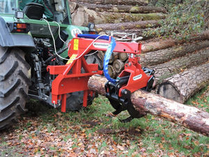 pinza para troncos forestal