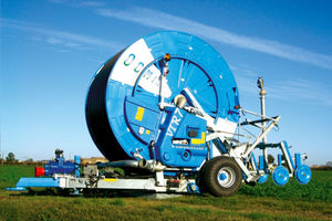 enrollador de irrigación con accionamiento por turbina 1