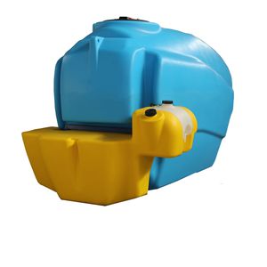cuba de pesticida