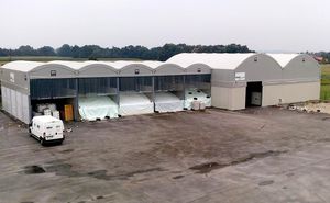 túnel de almacenamiento para heno