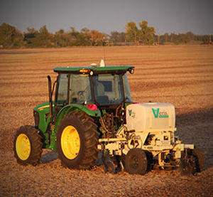 sonda de suelo montada en tractor