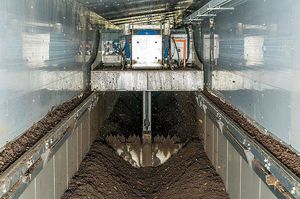 máquina de compostaje de heces secas de aves de corral