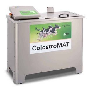 calentador de leche de gestión de los calostros