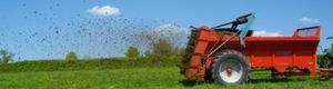 esparcidor de estiércol de arrastre