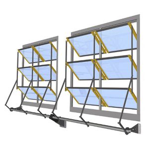 batiente para instalación agrícola / para criadero / lateral / para ventilación