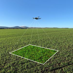 dron agrícola de ala rotatoria