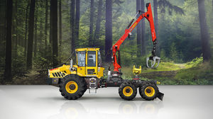 arrastrador forestal con pulpo