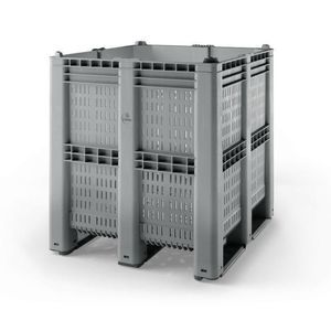 caja-palé con ventilación