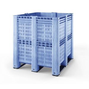 caja-palé con ventilación