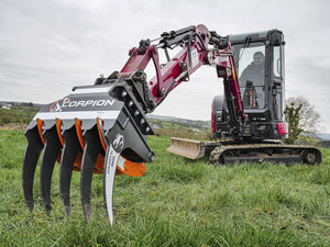 garra agrícola para excavadora