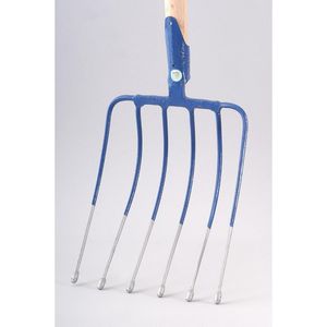 horquilla para heno con mango de madera