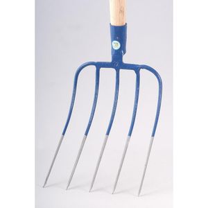 horquilla para heno con mango de madera