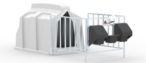 sistema de alojamiento para terneros