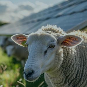 estructura agrivoltaico para óvidos