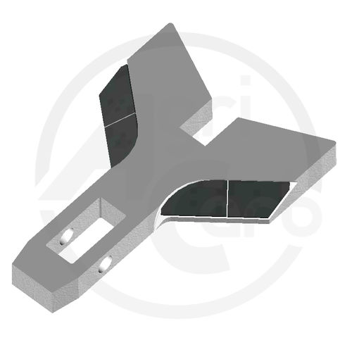 Alerón para cultivador - LDD1072 - AGRICARB s.a.s - para Duro