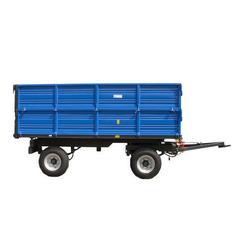 Remolque caja de aluminio - MC100/RT-2A - SC Mecanica Ceahlau SA - agrícola / 10 toneladas / con freno hidráulico