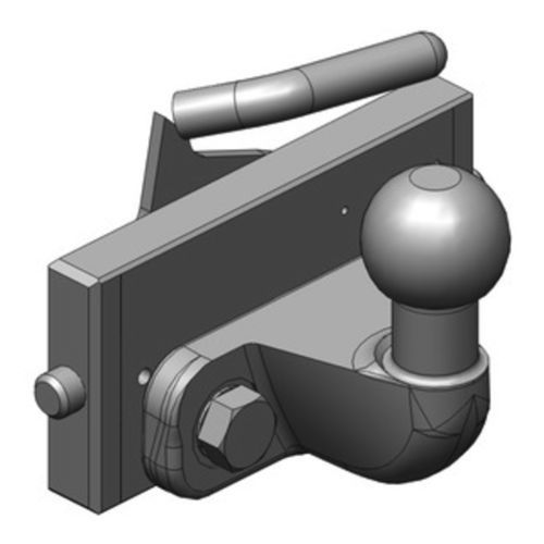 Bola de enganche para tractor - 00.508.06.0-A02 - SCHARMÜLLER GesmbH & Co. KG - ajustable