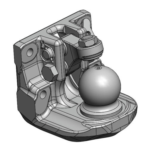 Bola de enganche con brida - 00.670.07.0-A11 - SCHARMÜLLER GesmbH & Co. KG