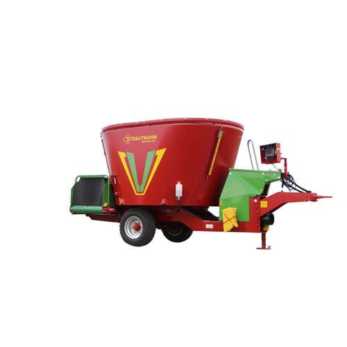Mezclador de tornillo vertical - Verti-Mix - B. Strautmann & Söhne GmbH u. Co. KG - de arrastre / de descarga lateral / de 1 tornillo