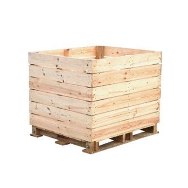 Caja-palé de hortalizas - Palox Légumes 2 Entrées - BARBARIE PALOX - de madera / de almacenamiento / apilable