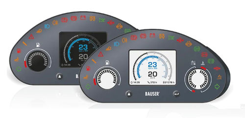 Tablero de control digital - 818 - BAUSER GmbH & Co. KG - para tractor / con visualización / con retroiluminación