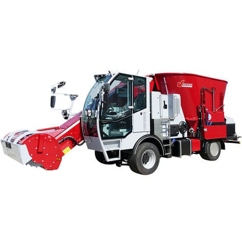 Mezclador de tornillo vertical - V-MIX DRIVE MAXIMUS PLUS 1S - Bernard van Lengerich Maschinenfabrik GmbH & Co. KG - autopropulsado / de descarga lateral / de 1 tornillo