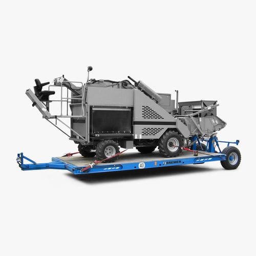 Remolque plataforma - TP series - BREMER Maschinenbau - remolcado / de 1 eje / agrícola