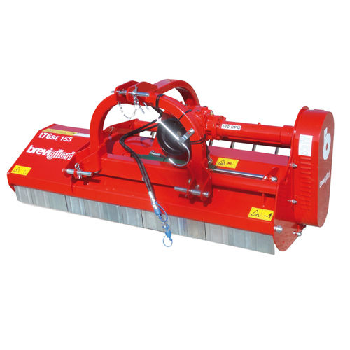 Trituradora de eje horizontal trasero - TURBO T 76 SR series - Breviglieri SpA - de martillos / de cuchillas / con 20 martillos
