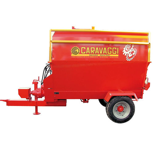 Mezclador de tornillo horizontal - CM series - CARAVAGGI Srl - de arrastre / de descarga lateral / de 2 tornillos