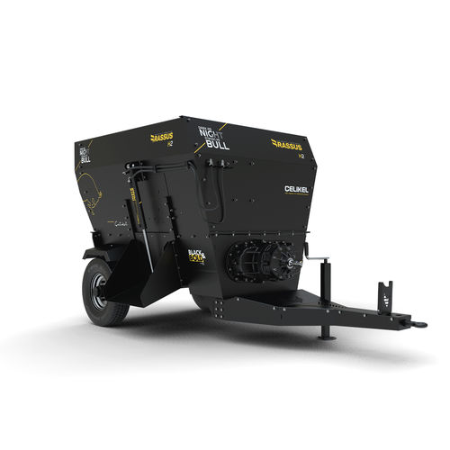 Mezclador de tornillo horizontal - Brassus H2 - CELIKEL AGRICULTURAL MACHINERY INC - de arrastre / de descarga lateral / de 2 tornillos