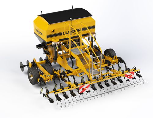 Sembradora en hileras mecánica - M4RF EVOLUTION - Claydon Yield-o-Meter Ltd. - de dientes / montada en tractor / con enganche en tres puntos