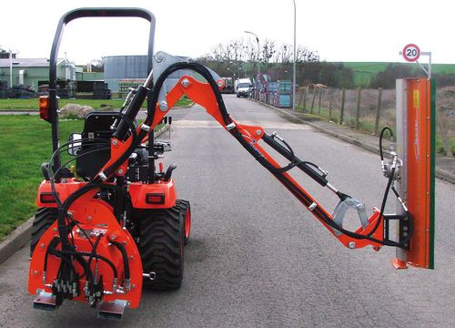 Cortasetos hidráulico - Viper - COCHET - montado en tractor