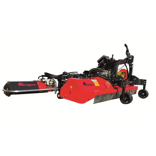 Trituradora de eje horizontal remolcado - BM22 - Dragone S.r.l. - de martillos / para viñedos / para vergel
