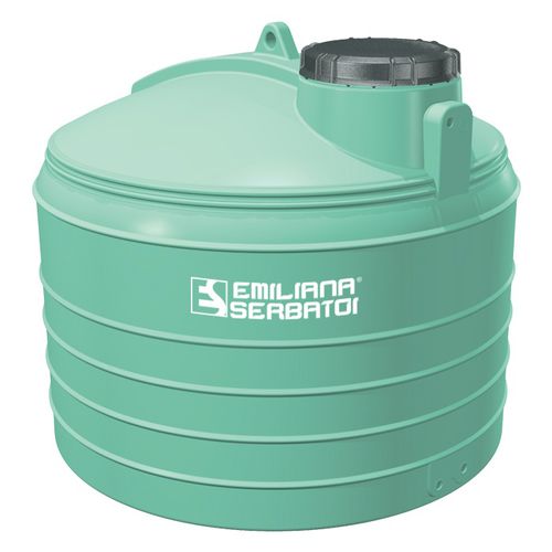 Cuba de agua - EMILIANA SERBATOI Srl - de polietileno / industrial