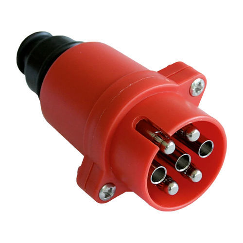 Conector clavija - 201023 - ERICH JAEGER GmbH + Co. KG - 7 polos / 12 V / de latón niquelado