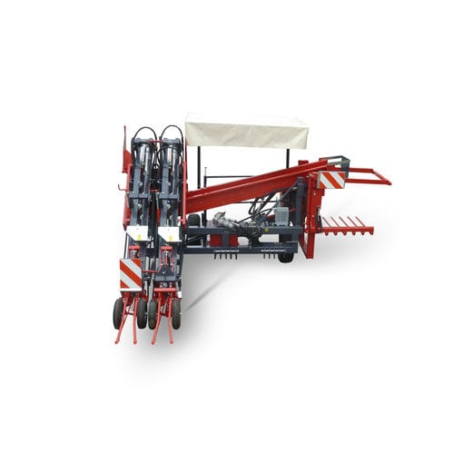Cosechadora de ajos - RE2 - ERME SAS - montada en tractor / 4 hileras