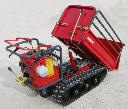 Minidúmper de descarga frontal - CLIMBER CARRY 500 - ERREPPI Srl - con orugas / diésel