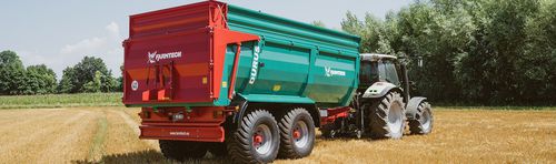 Remolque basculante - DURUS 1800 - Farmtech d.o.o. - de 2 ejes / de granos / 10 t ... 20 t