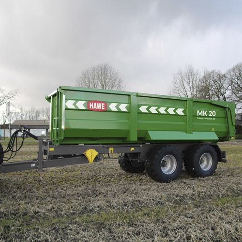 Remolque volquete - MK Series - HAWE - Wester GmbH & Co. KG - basculante / de 2 ejes / agrícola