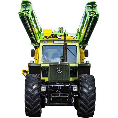 Pulverizador remolcado - MB-trac - Herbert Dammann GmbH Pflanzenschutztechnik - para grandes cultivos / con brazo plegado / neumático