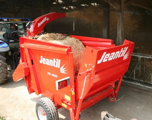 Empajadora de arrastre - PR 4000 GM - JEANTIL S.A. - de alimentación / para balas circulares / para balas cuadradas