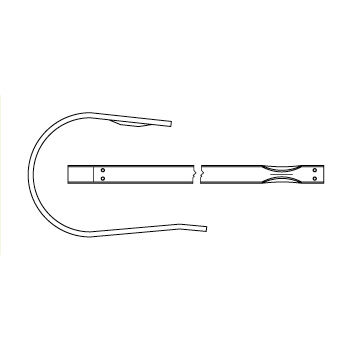 Costilla de pick up para empacadora - 65 - La Spirale S.r.l. - universal