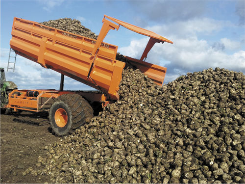 Remolque volquete - PTL-24C - Laumetris Ltd. - basculante / de 1 eje / de granos
