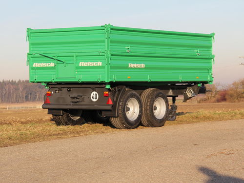 Remolque volquete - T-80.L - Martin Reisch GmbH - basculante / en tándem / agrícola