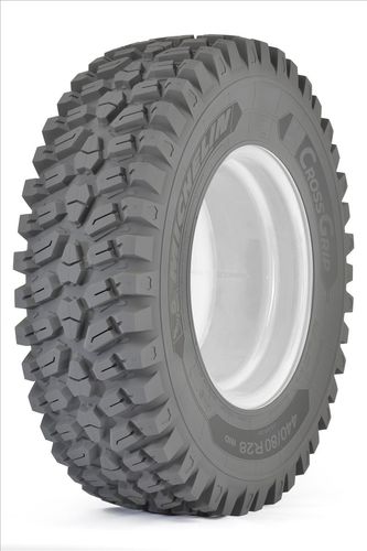 Neumático para minicargadora - CROSSGRIP - Michelin - 32" / para invierno / para suelo duro