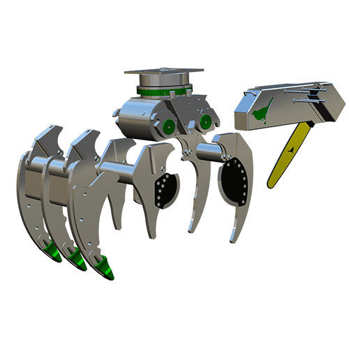 Pinza para troncos de sierra - MD12.0 - Modularis Teh d.o.o. - forestal / para excavadora / de manipulación