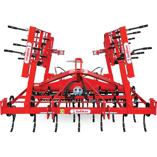 Cultivador remolcado - AYN K series - OZDOKEN A.S. - con rodillo / plegable / de dientes flexibles