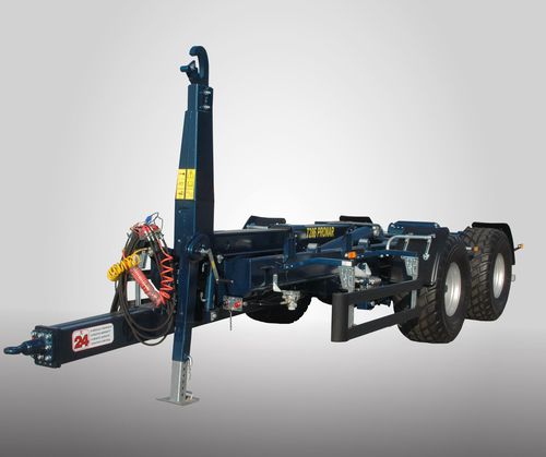Remolque con brazo de elevación con gancho - T286 - Pronar Sp. z o.o. - en tándem / agrícola / forestal