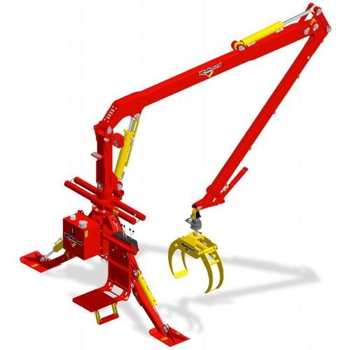 Cargadora forestal montada en remolque - XYLOGRUE series - RABAUD - montada en tractor