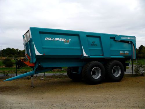 Remolque volquete - ROLLSPEED 7136 - Rolland - basculante / de 2 ejes / agrícola